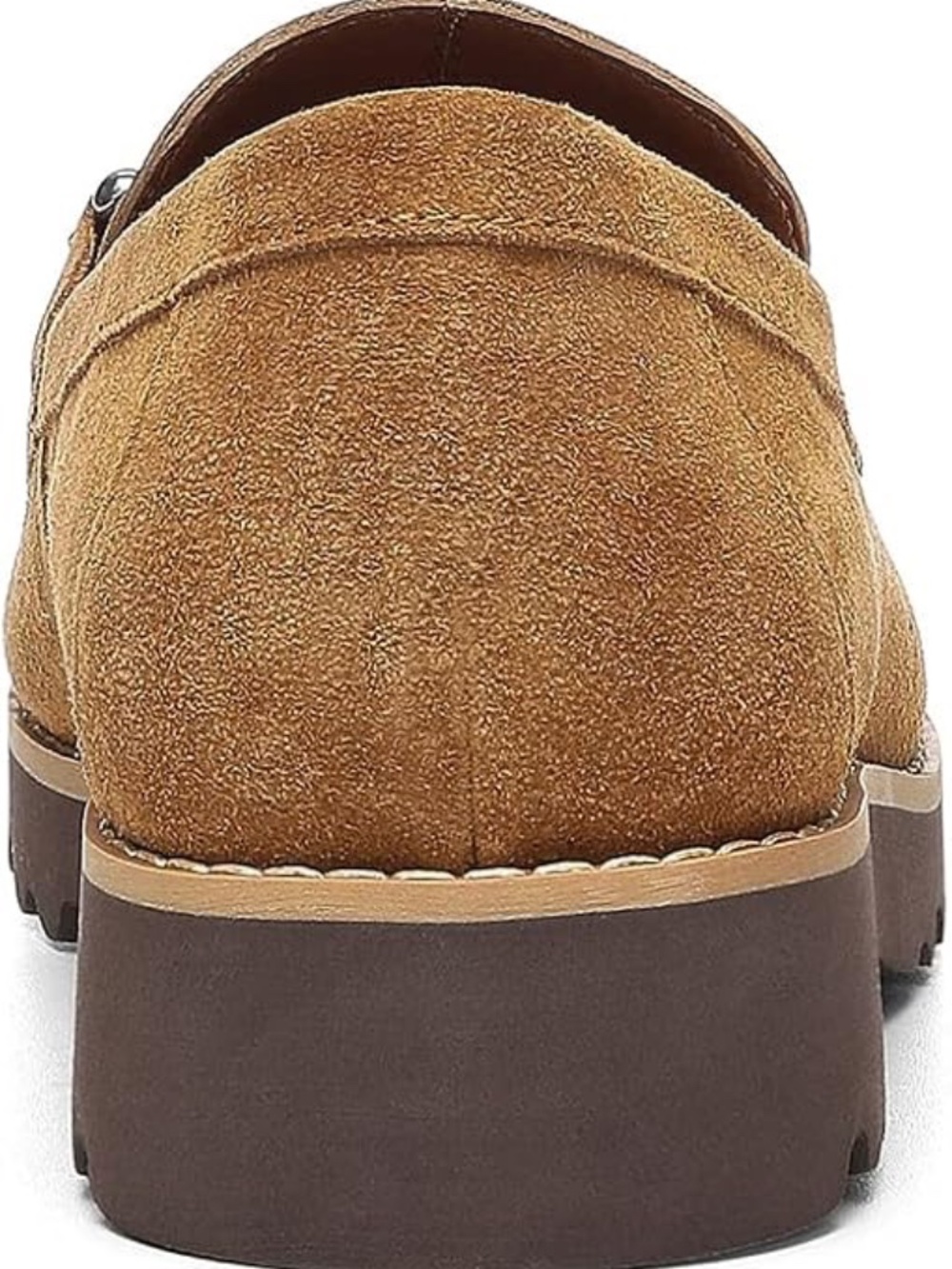 NWOT Donald Pliner Calf Suede Clio Loafer Saddle 11 - Picture 2 of 15